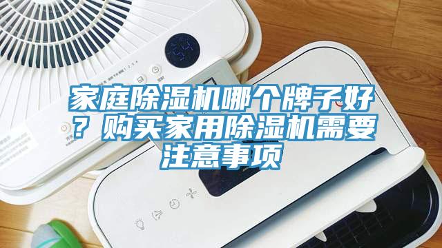 家庭除濕機哪個牌子好？購買家用除濕機需要注意事項