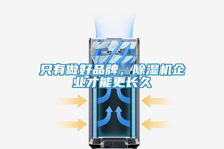 只有做好品牌，除濕機企業才能更長久