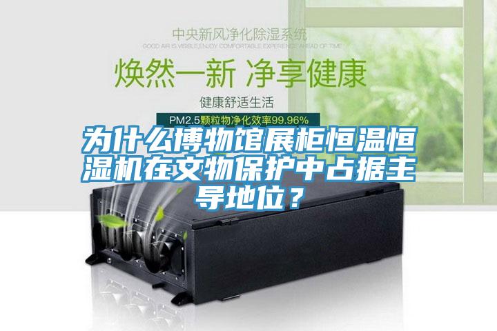 為什么博物館展柜恒溫恒濕機在文物保護中占據主導地位？