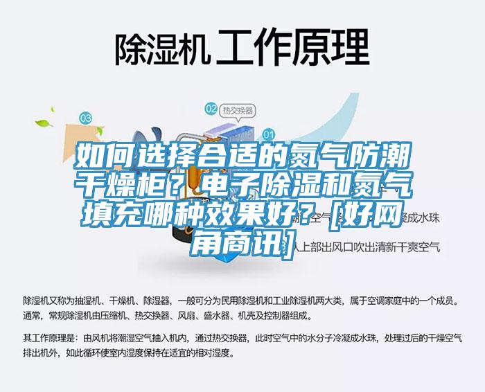 如何選擇合適的氮氣防潮干燥柜？電子除濕和氮氣填充哪種效果好？[好網角商訊]