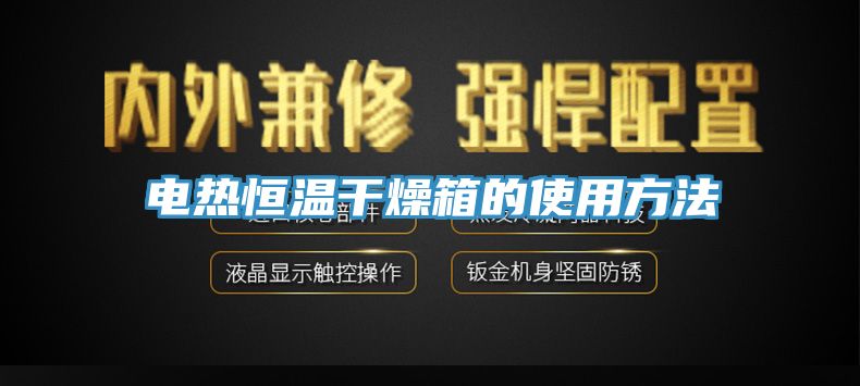 電熱恒溫干燥箱的使用方法